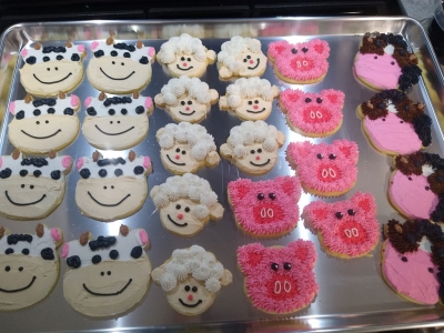 Farm Animals Birthday Cookies 02